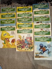 The Sesame Street Library 1 – 15 Complete Set Hardcover Children Books Vintage
