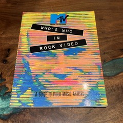 MTV Music Television, Who’s Who In Rock Video Softcover Coffee Table Book FD-9