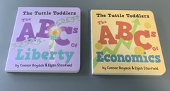 The Tuttle Toddlers ABCs Set -2 Board Books By Connor Boyack Excellent Condition