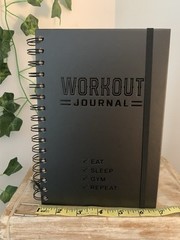 Hardcover Fitness Journal Workout Planner for Men & Women | 5.7″ x 8.3″ | NEW