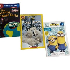 Lot of 3 Beginner Childrens Reading Books Level 1 Paperback Schoolastic Minions