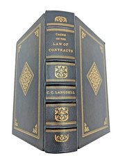 Cases on the Law of Contracts C.C. Langdell Legal Classics Library LEATHER