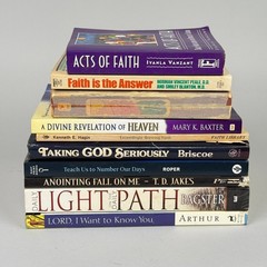 Religious Christian Books Lot of 10 – Hagin, Baxter, Briscoe, Arthur