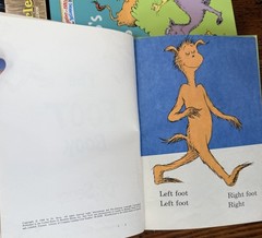 Vintage Lot Dr Seuss Beginner Books 1960s Hardcover ABC Green Eggs Foot