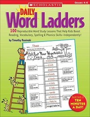 Daily Word Ladders: Grades 4-6: 100 Reproducible Word Study Lessons That Help