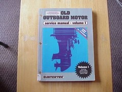 Old Outboard Motor Service Manual Vol 1 (1983 Intertec Publishing) Free Shipping