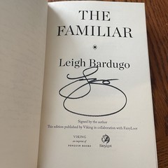 Fairyloot The Familiar Leigh Bardugo