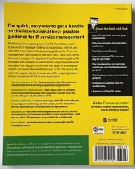 ITIL For Dummies Peter Farenden Information Technology Computer 370 Pages Wiley