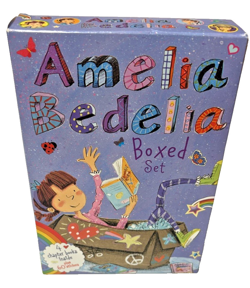 Amelia Bedelia 4 Chapter Book Box Set #1-4 Herman Parish 2014 140+ Pages Each