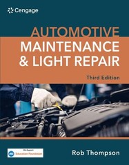 Automotive Maintenance & Light Repair by Rob Thompson