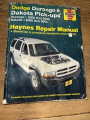 Dodge Durango 2000 thru 2003 & Dakota 2000 thru 2004 Pick-ups Haynes Repair …