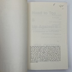 Head to Toe : Screenplay for the Beatles up Against It by Joe Orton 1998 PB