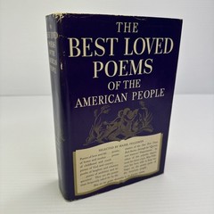 The Best Loved Poems of the American People Selected by Hazel Felleman c1936 HC