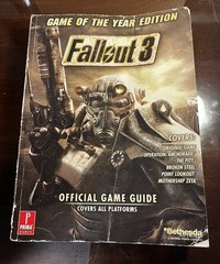 Fallout 3 Game of the Year Edition Prima Game Guide NO MAP 2009