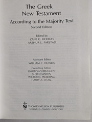 The Greek New Testament According to Majority Text (English and Greek Edition)