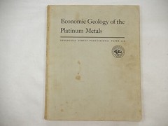 Economic Geology of the Platinum Metals by USDI Paper 630, 1969, with Notations
