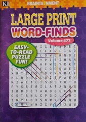 5 New Large Print Word-Finds Puzzle Books Kappa Games Vol #446-478 ~ Search,Hunt
