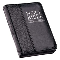 KJV Mini Pocket Edition: Zippered Black New 9781432102425 Fast Free Shipping-,