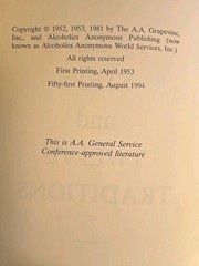 Twelve Steps Twelve Traditions Alcoholics Anonymous Hardcover 51th Printing 1994
