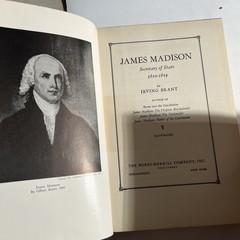 James Madison Irving Brant Bobbs Merrill 5 Volume Set Vtg First Edition HC