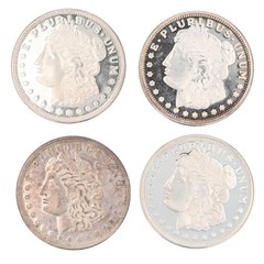 Assorted 1 oz .999 Fine Silver Rounds Variety Collection Set of 9 Rounds