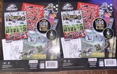 2 (X) BRAND NEW Jurassic World Create-a-Scene Sticker Activity Pads