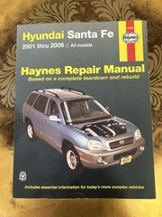 Haynes Repair Manual Hyundai Santa Fe 2001-2009 All Models 43050