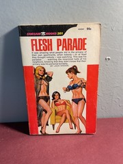 Flesh Parade by Jack Woods Corsair Books 201 Vintage Pulp Paperback Erotic