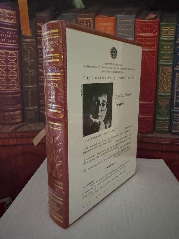 Foxfire Joyce Carol Oates 1993 SIGNED 1st Edition Franklin Library Leather NEW