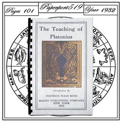 1932 The teaching of Platonius 101 Pages