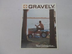 Gravely 1968 424 430 Riding Tractor 7.6 10A Convertible Tractor Sales Catalog