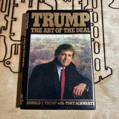 Donald Trump Business Book Art of the Deal Vintage 1st Ed HCDJ President 1987
