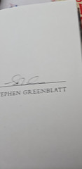 The Rise and Fall of Adam and Eve by Stephen Greenblatt SIGNED first edition