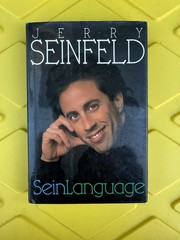 SeinLanguage by Jerry Seinfeld Hardcover First Edition Dust Jacket 1993 Book