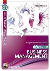 BrightRED Study Guide CfE Higher Business Management, Morin 9781906736583 New..