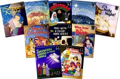 New ARCH BOOKS Series SET of 10 CHRISTMAS Children Bible Stories Baby Jesus Lot