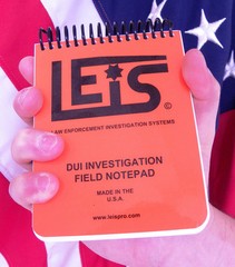 Law Enforcement Investigation Systems (LEIS) – DUI Investigation notepad