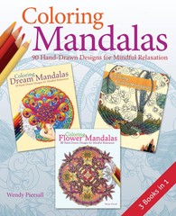 Coloring Mandalas 3-in-1 Pack: 90 Hand-Drawn Designs for Mindful Relaxation …
