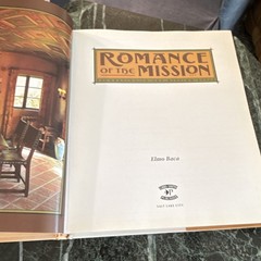 Gibbs Smith Publisher Romance of the Mission Elmo Baca Hardcover 1996 1st Ed