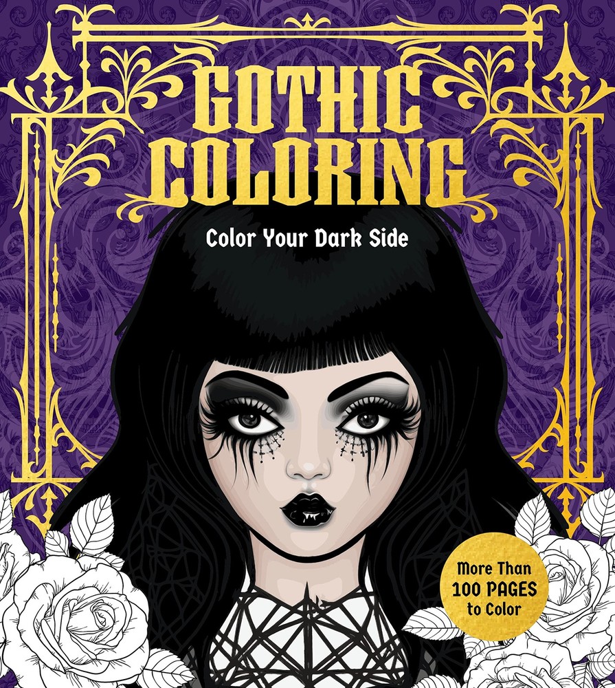 Gothic Coloring: Color Your Dark Side – More Than 100 Pages to Color (Chartw…