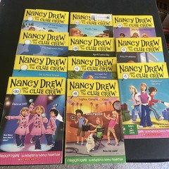 Nancy Drew and Clue Crew By Carolyn Keene Lot Of 11 PBs W/12 Stories G-VG Cond