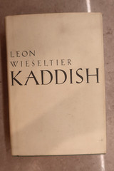 Kaddish – Wieseltier, Leon HARDCOVER