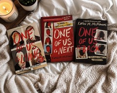 Karen M. McManus One of Us Trilogy HC/PB Lot – One of Us Is Lying, Next, Back