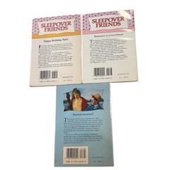 Sleepover Friends lot of 3 vintage paperbacks Susan Saunders #8, 25, 38 PB