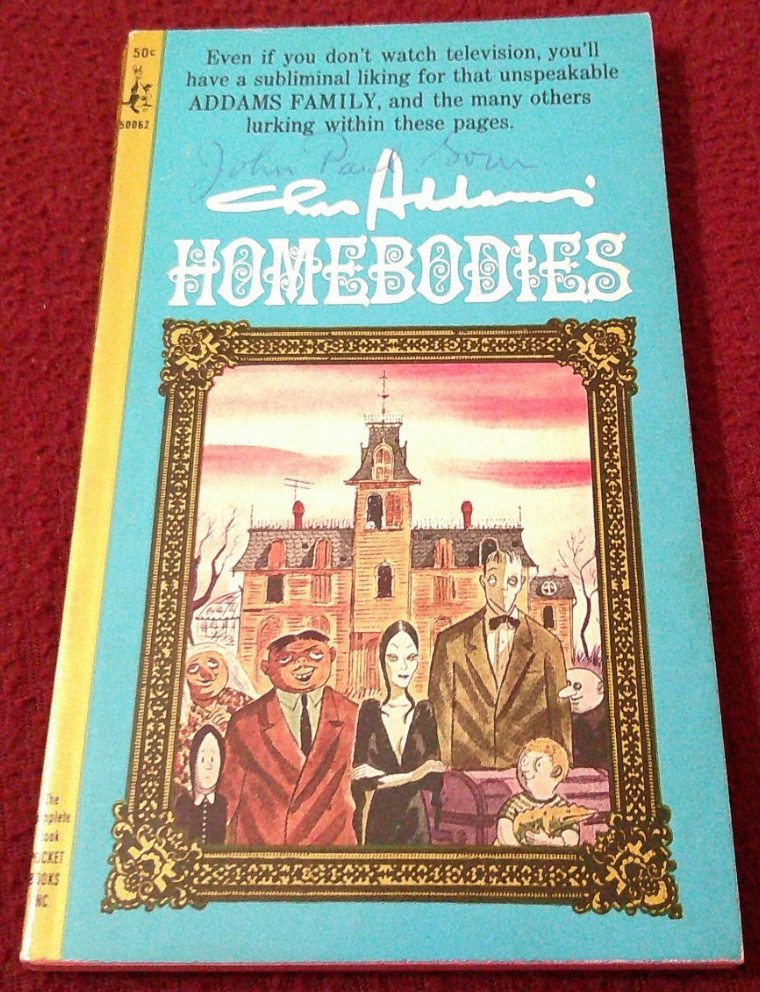 Homebodies by Charles Addams (1965, pb) first paperback print Family