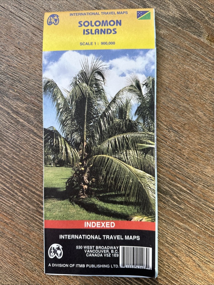 Solomon Islands Travel Ref Map 1:900000 by ITMB Canada (2006, Sheet Map, Folded)