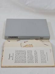 Dick Francis Enquiry 1969 Harper & Row Hardcover Suspense Novel Damaged DJ