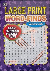 Kappa Large Print Word-Finds Puzzle Books, Largest Selection of Volumes. U-PICK!