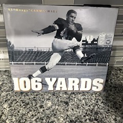 106 Yards Al Hoagy Carmichael-2006-394 pages XXL Book Size NFL Football VG