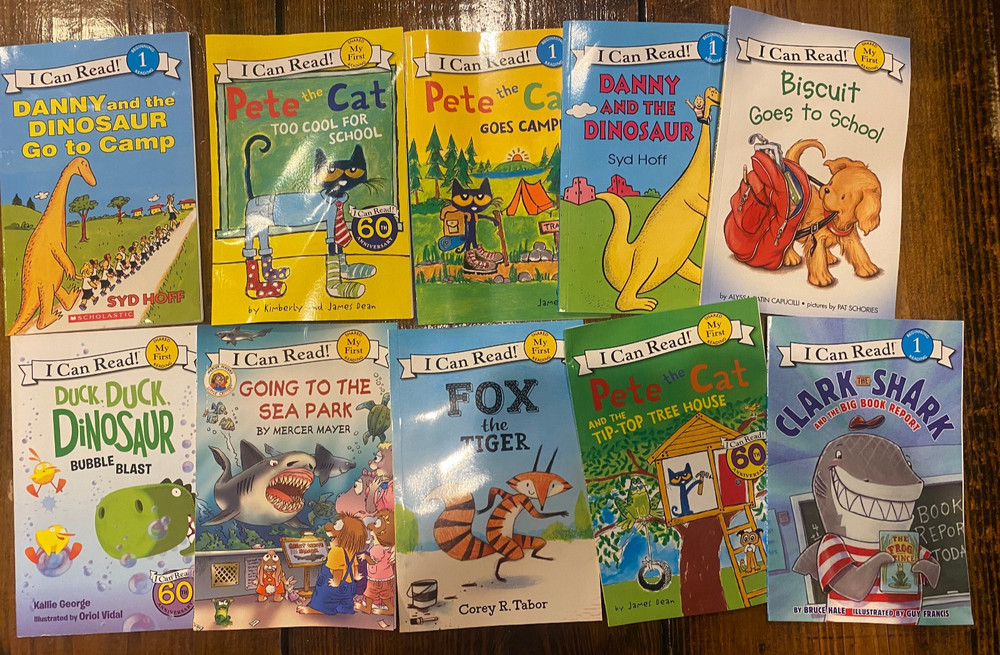 Scholastic I Can Read Book Lot of of 10 My First & Level 1,2, 3 FREE SHIPPING